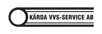 Kärda VVS-Service AB logotyp