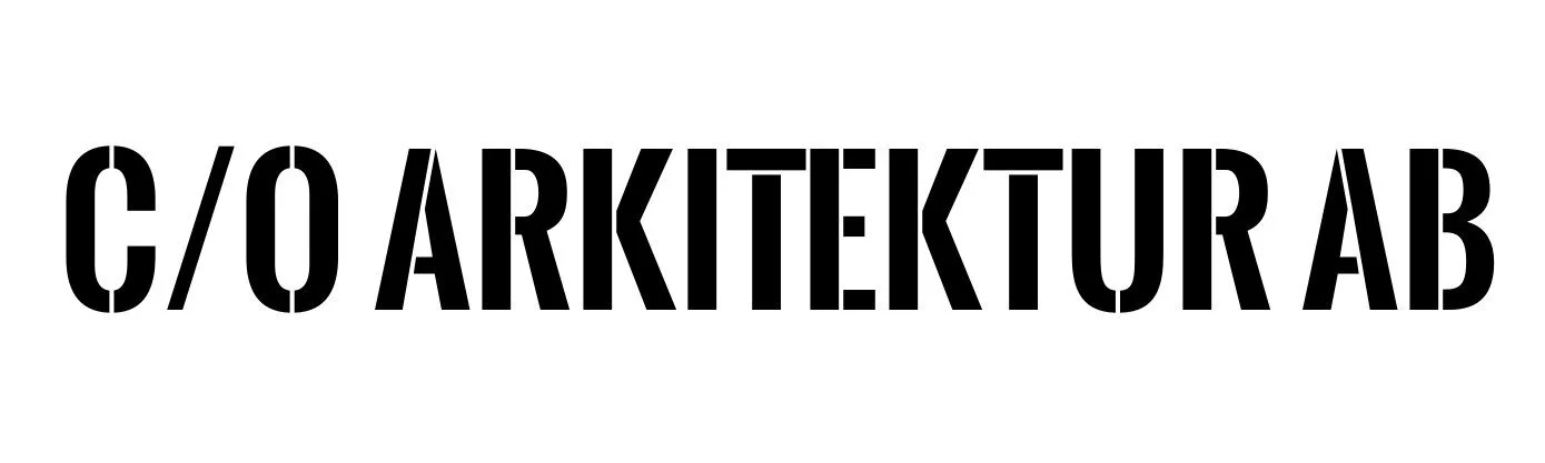 C/O arkitektur AB logotyp