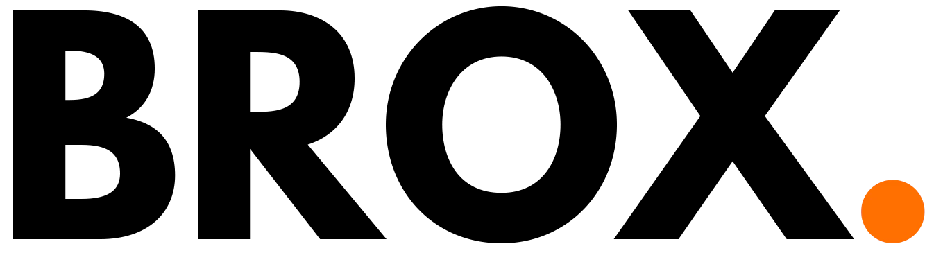 BROX. Original AB logotyp