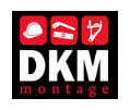 DKM montage AB logotyp
