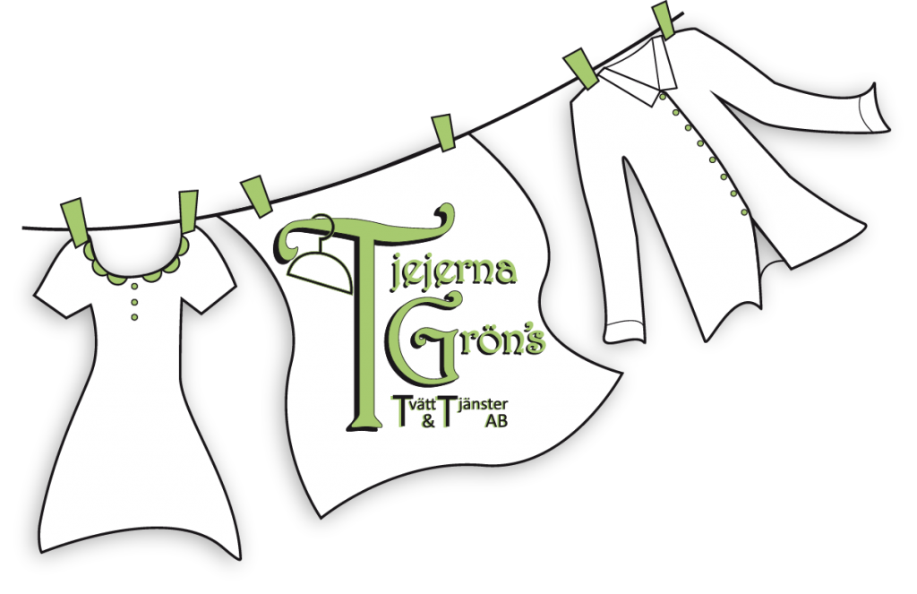 Tjejerna Grön's Tvätt och Tjänster AB logotyp
