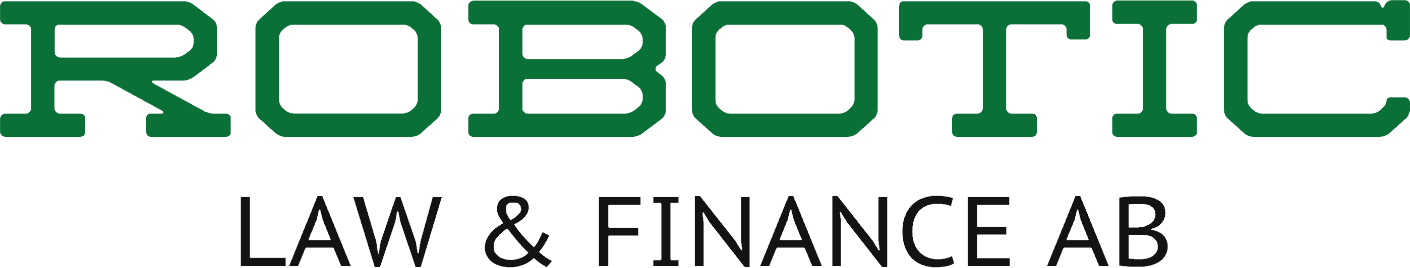 Robotic Law & Finance AB logotyp