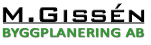 M. Gissén Byggplanering AB logotyp