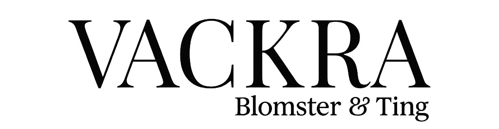 VACKRA, Blomster och Ting, N-Z AB logotyp