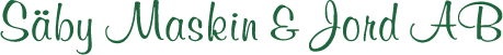 Säby Maskin & Jord Aktiebolag logotyp