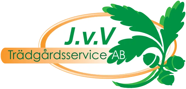J.v.V Trädgårdsservice AB logotyp