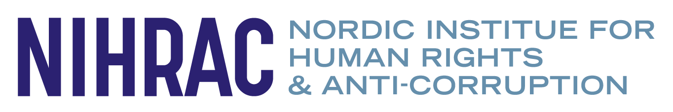 Nordic Institute for Human Rights and Anti-Corruption (NIHRAC) AB logotyp