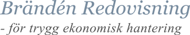 Brändén Redovisning AB logotyp