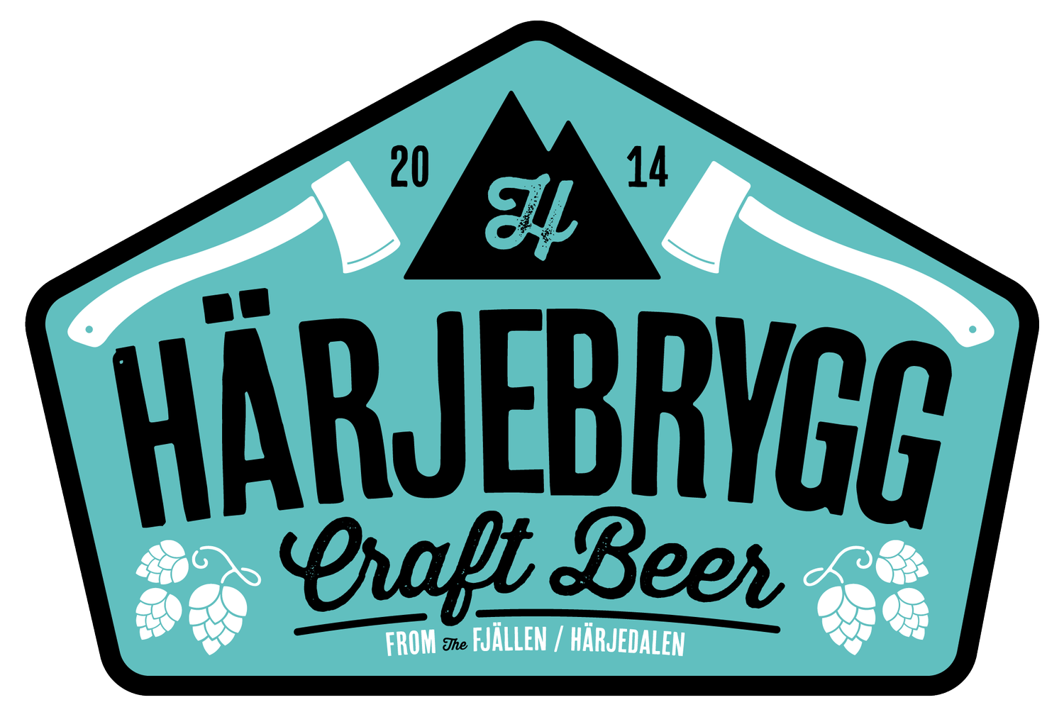 Härjedalens bryggeriaktiebolag logotyp