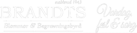 Brandts Blommor och Begravningsbyrå Aktiebolag logotyp