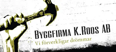 Byggfirma K. Roos AB logotyp