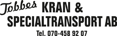 Tobbes Kran & Transport i Mullhyttan AB logotyp