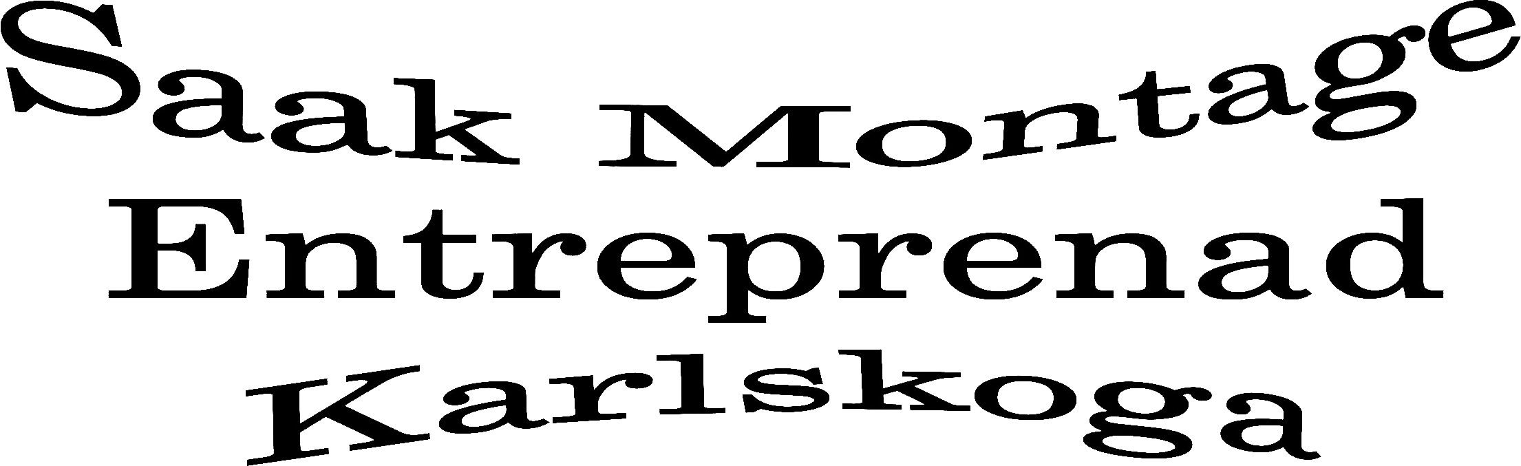 Saak Montage Entreprenad Karlskoga AB logotyp