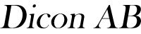 Dicon AB logotyp