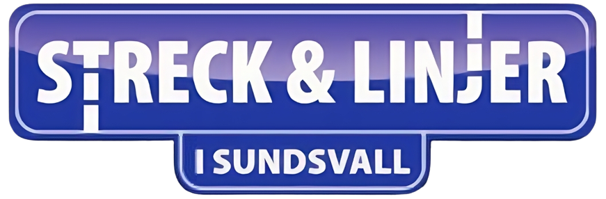 Streck och linjer i Sundsvall AB logotyp