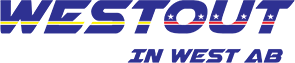 Westout in west AB logotyp