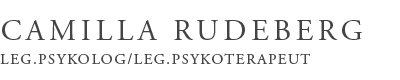 Psykologkonsult KBT Camilla Rudeberg Sthlm AB logotyp