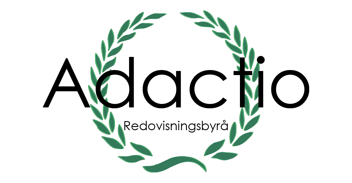 Adactio Redovisningsbyrå AB logotyp