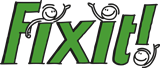 DWOQ Fix it! AB logotyp