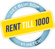 Rent till 1000 i Sverige AB logotyp