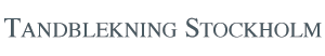Tandblekning Stockholm AB logotyp