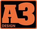 A3 Design AB logotyp