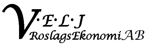 V.E.L.J. RoslagsEkonomi AB logotyp