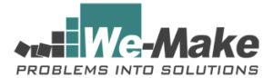 We-Make AB logotyp