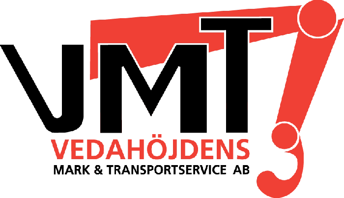Vedahöjdens Mark- & Transportservice (VMT) AB logotyp
