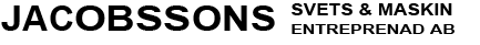 Jacobssons Svets & Maskinentreprenad AB logotyp