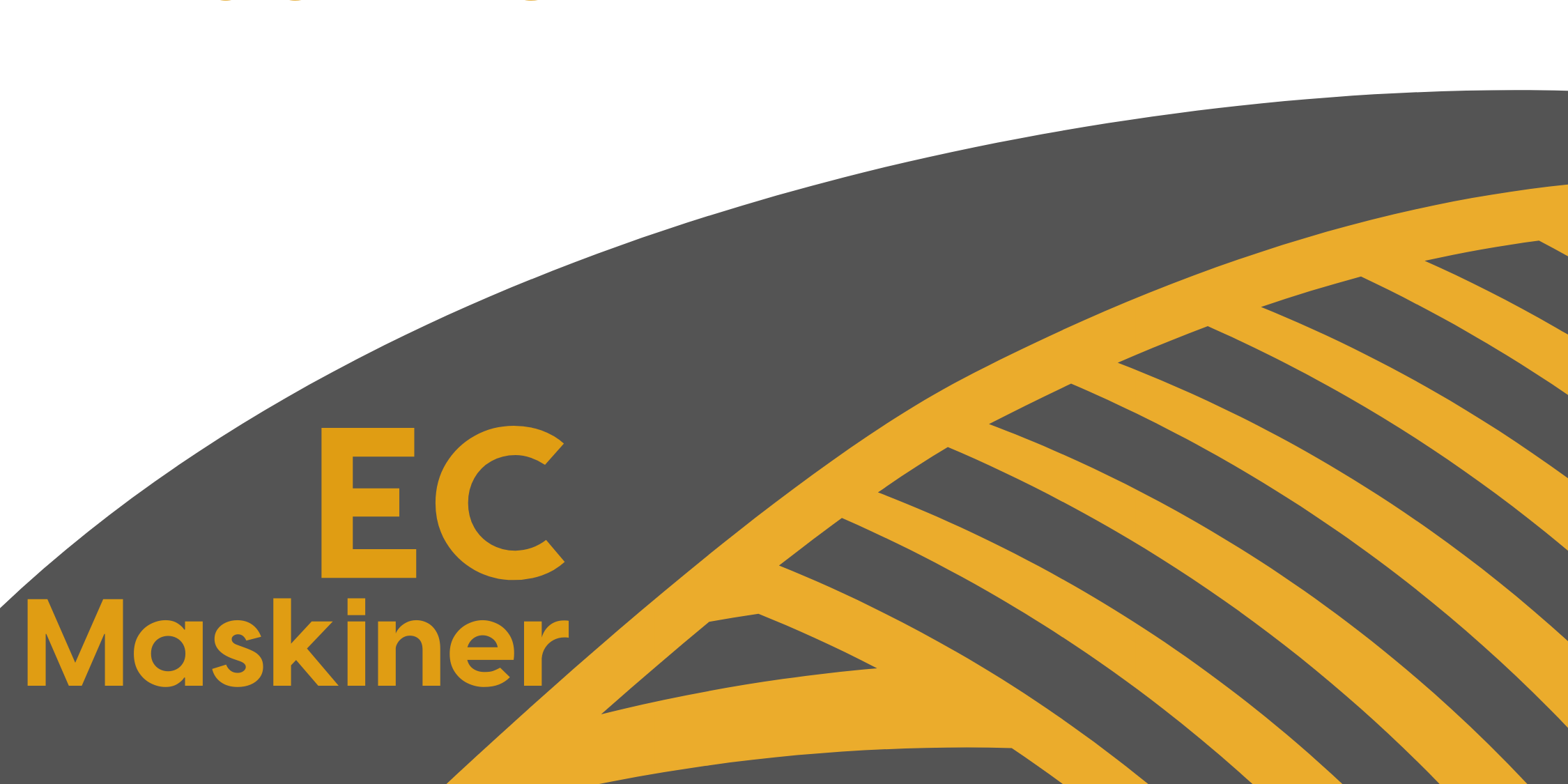 EC Maskiner AB logotyp