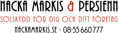 Nacka markis & persienn AB logotyp
