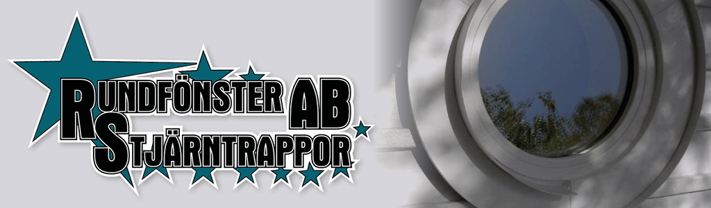 Rundfönster/Stjärntrappor AB i Sverige logotyp