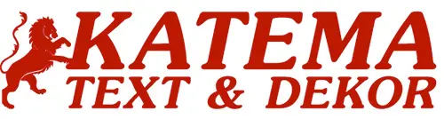 Katema text & dekor AB logotyp