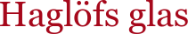 Haglöfs Glasmästeri AB logotyp