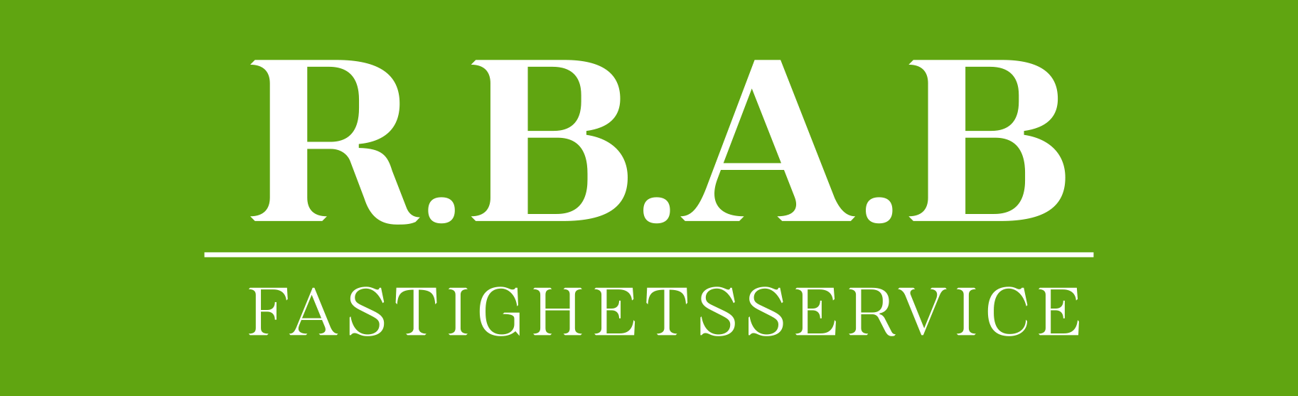 R.B.A.B Fastighetsservice AB logotyp