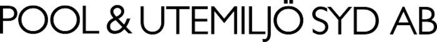Pool & Utemiljö Syd AB logotyp
