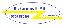 Rickarums Elektriska AB logotyp