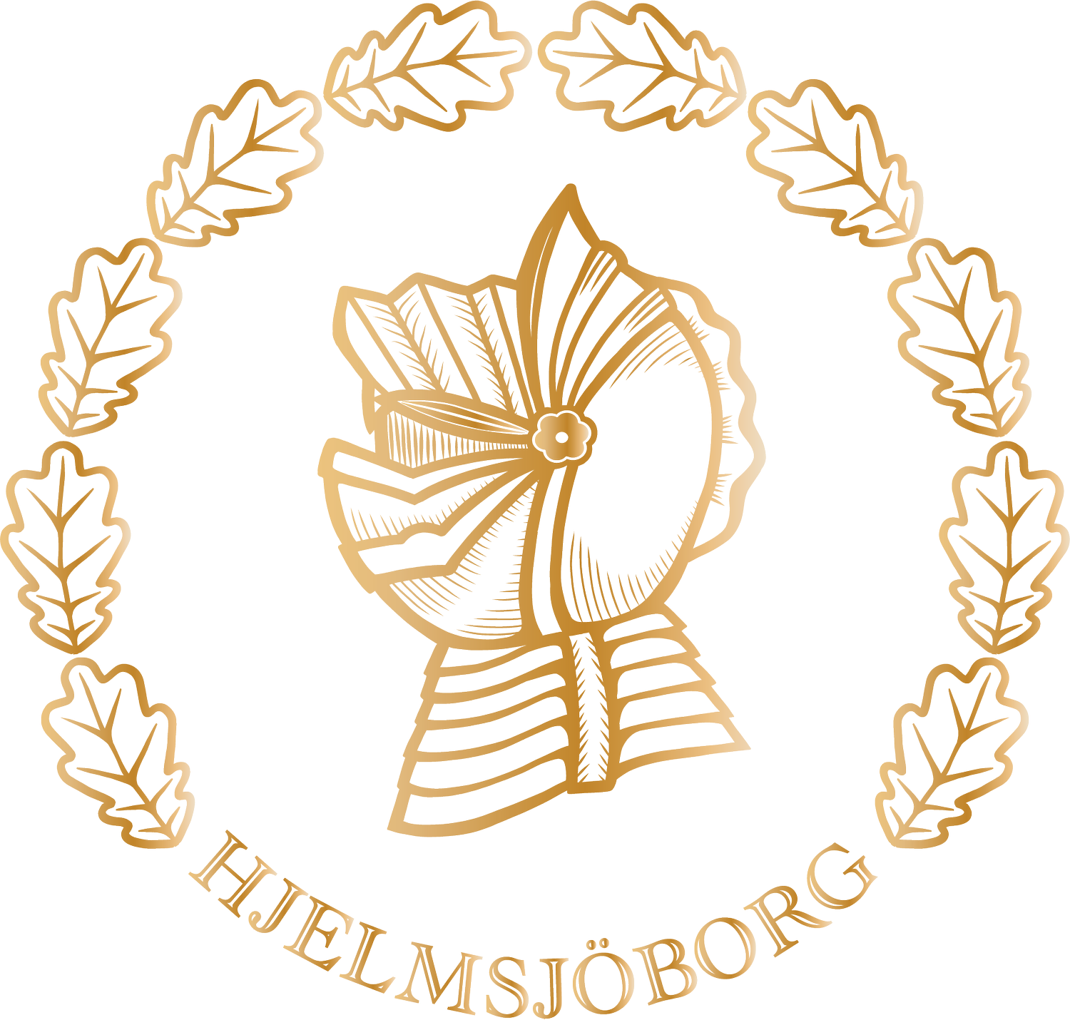 Hjelmsborg aktiebolag logotyp