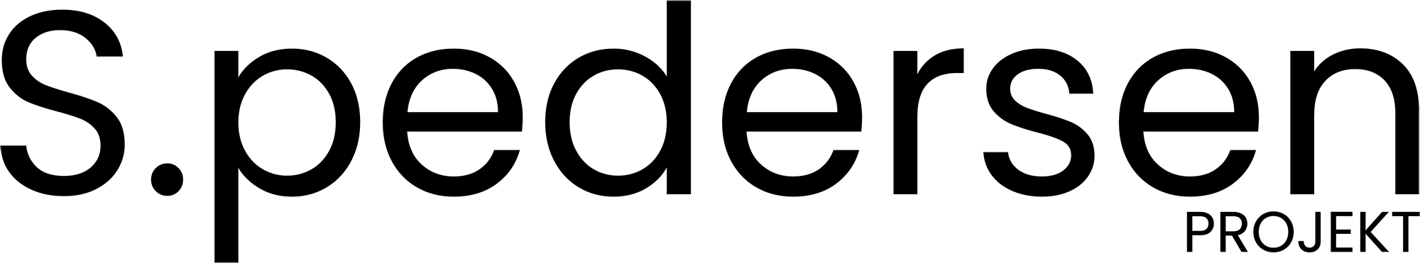 S Pedersen AB logotyp