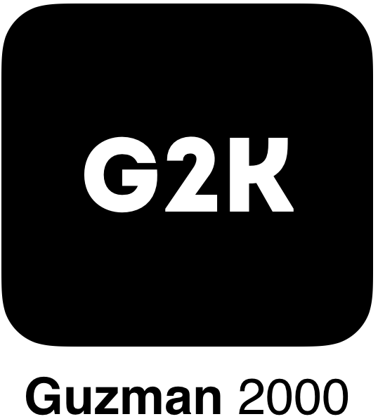 Guzman 2000 AB logotyp