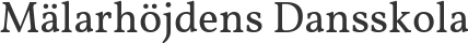 Mälarhöjdens Dansskola AB logotyp