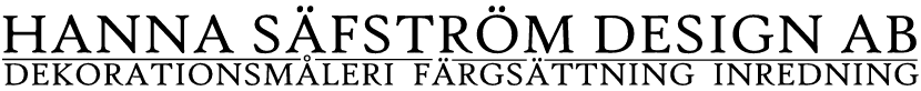 Hanna Säfström Design AB logotyp