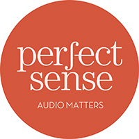 Perfect sense audio AB logotyp