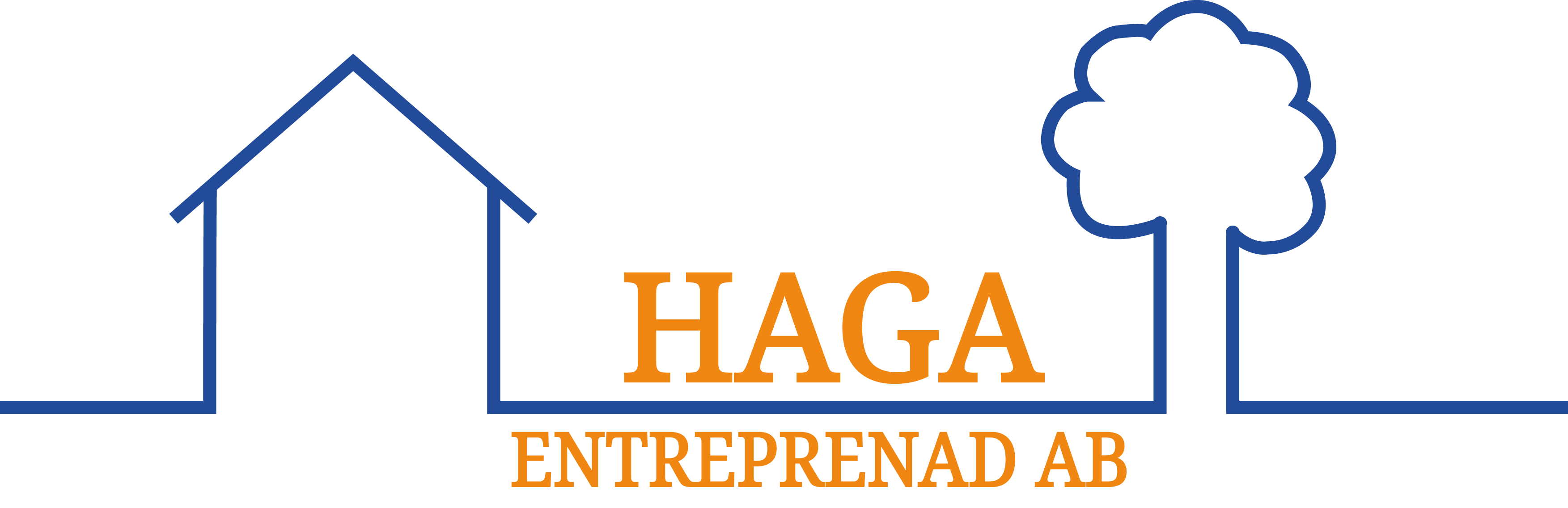 Haga entreprenad AB logotyp
