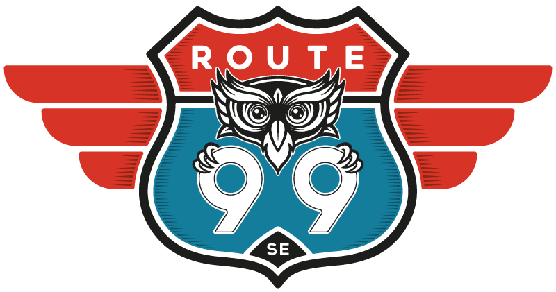 Route 99 AB logotyp