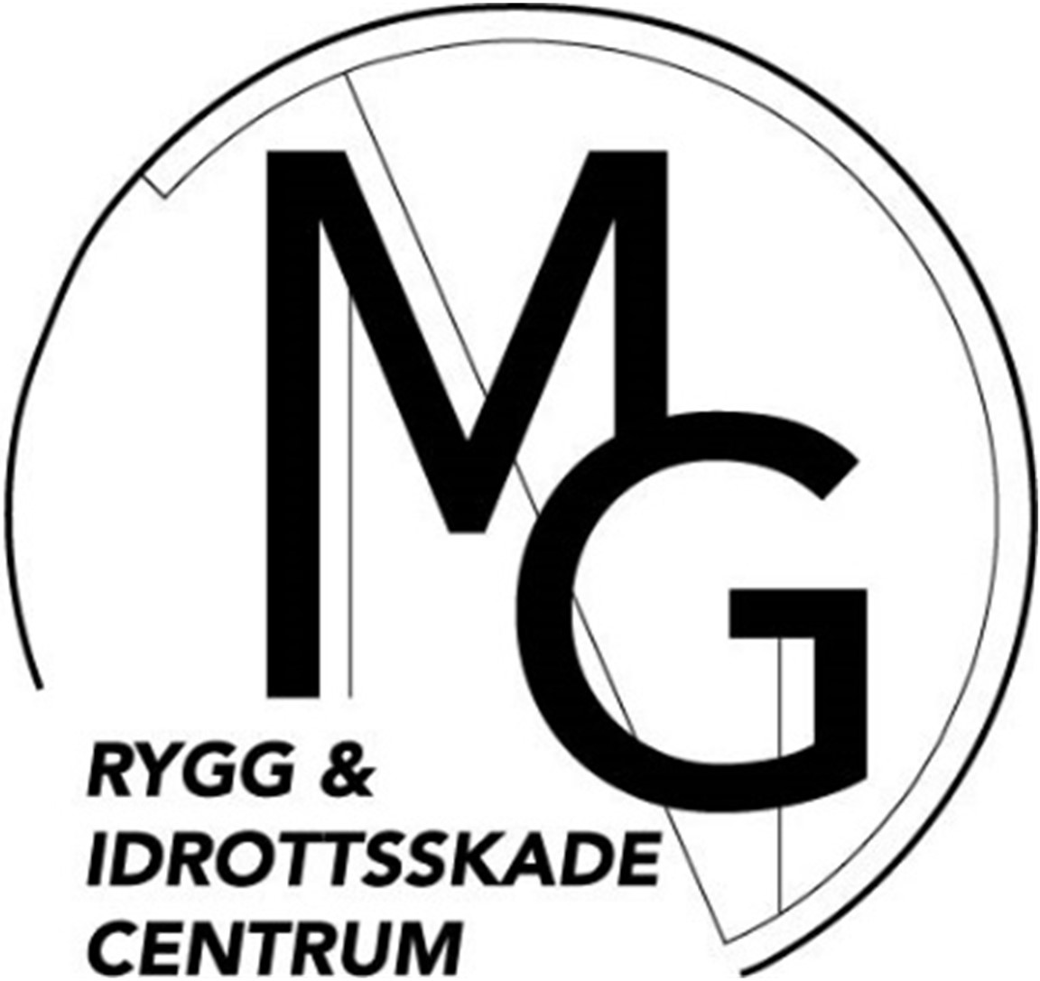 MG Rygg- och Idrottsskadecentrum AB logotyp
