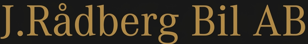 J Rådberg Bil AB logotyp