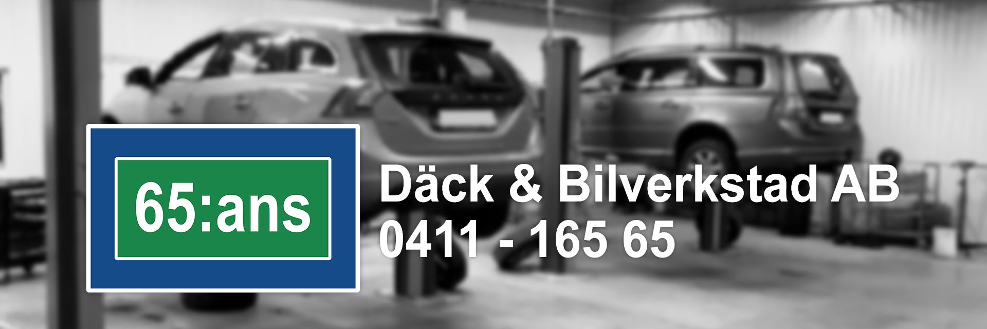 65:ans Däck & Bilverkstad AB logotyp