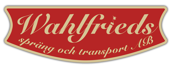 Wahlfrieds spräng och transport AB logotyp